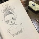 #헬레나일러스트 #일러스트 #그림 #그림쟁이 #그림스타그램 #손그림 #연필드로잉 #일상 #소녀 #감성 #스케치 #그림그리기... 