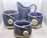 Kim Mitchell Pottery | 도기, 도기 공방, 도자기 아이디어