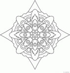 Flower Mandala Design 17 > Flower Mandalas | 마음놀이터 - 힐링 그리고 성찰 | 만다라 디자인, 색깔, 패턴