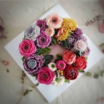 Instagram post by 전주 앙금플라워 떡케이크 💕설기화💖 • May 16, 2017 at 2:42pm UTC | Chocolate cake cookies, Dessert... 