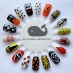 홀네일(whole nail) | Halloween Nail Art Wheel | 네일