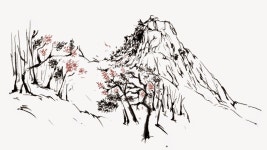 수묵담채화 - Google 검색