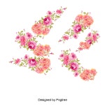 벡터 도안 소재 바닥 무늬 꽃 무늬, 벡터, 도안, 소재무료 다운로드를위한 PNG 및 PSD 파일 | Flower texture, Vector pattern... 