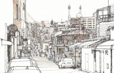 HanD MaDe✏에 있는 Univers Parallèle님의 핀 - 2020 | 풍경 스케치, 풍경 그림, 풍경 수채화