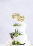 ONE HUNDRED DAYS - cake topper, baby, 100th day, 백일, glitter, party decor | 21st birthday cake toppers, 30th birthday cake...