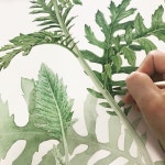 수채화 illustrator에 있는 핀