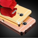 거울 case 대한 meizu m3s mini 럭셔리 울트라 슬림 금속 알루미늄 프레임 + 아크릴 전화 다시 커버 case 대한 meizu m2/m3 note... 