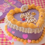 전주쥬쥬케이크🎂 on Instagram: “ㆍ juujuucake💜💛💜” in 2020 | Pretty dessert, Cute desserts, 14th birthday cakes