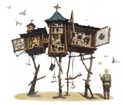 ArtStation - Pigeon house 1, 달 봉이
