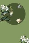 Pin by 사와짱 on 새 | Art background, Flower background wallpaper, Art wallpaper