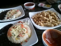 탕수육과 볶음밥 (디긴차이나) Sweet and sour pork Fried rice with jjajang sauce | Food, Pork fried rice, Sweet and sour pork