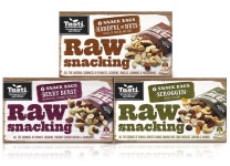 윤스낵(YOON SNACK) | Snack food packaging design for nuts, designed for Tasti by Brother Design company | 샐러드, 제품
