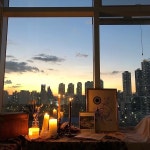 복층 오피스텔 + 통유리 의 위엄..✨ 이런 뷰를 매일 매일 볼 수 있다니,, ❣️ • • @from.the.light 님의 #셀프인테리어 💡 | 인테리어... 