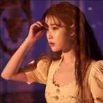 Iu Eight Mv photo Editing by wseulqii | 여성용 꽃무늬 원피스, 연예인, 한국