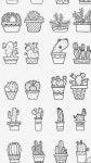 CACTUS | 쉬운 그리기, 라인아트, 패턴