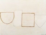 William Scott, Four Forms I, 1968, Private collection, Pencil + watercolour on paper, 29 x 38 cm / 11½ x 15 in | 그림, 아이디어