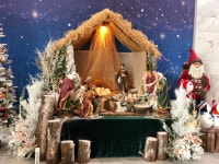 Pin de 박은희 en 성전및전례꽃꽂이 | Decoración navideña, Belenes, Navidad