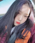 보라색으로 염색한 오마이걸 지호 Oh My Girl Dyed Purple | My girl, Girl, Photo and video