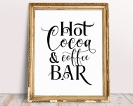 Hot Cocoa and Coffee Bar Cocoa Bar Sign Coffee Bar Sign - Etsy | Coffee bar wedding, Coffee bar signs, Coffee bar wedding sign