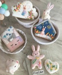 [픽시쿠키] 정규1-토끼캐릭터 #christmas #christmascookies... 크리스마스원데이클래스 #크리… | 쿠키 데코레이션, 부활절 케이크, 크리스마스 쿠키