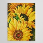 돈들어오는 그림, 어떤게 있을까? 베스트 4 - 세오아트갤러리 | Flower art painting, Amazing art painting, Sunflower painting