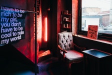 Mmm Records • 음레코드 — Greysuitcase | Bingsu, Seoul, Neon signs