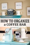 Create a home coffee bar with these DIY coffee bar ideas for a fantastic coffee bar table. Learn more about home… | Diy coffee... 