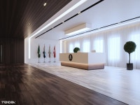 entity reception and display hall in Saudi Arabia. I created this work for Tendra design and construction company. | 리셉션