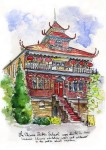 Chinese school in Canada | Urban sketching, Art, Temple of heaven