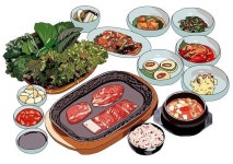 Anime food Icon. - 2023 | 수채화 음식, 음식, 음식 사진