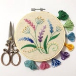 KIT + Video Tutorials | Floral Stitching Beginne... - #Beginne #DIY #Embroidery #floral #Hand #Kit #stitching #tutorial… | 자수
