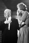 Alfred Hitchcock and Janet Leigh on the set of Psycho (Hitchcock, 1960) | 영화