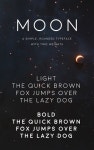 moon font | 포스터