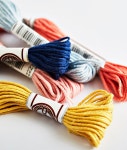 DMC25번사 베리에이션사 : 조이십자수 (With images) | Embroidery materials, Embroidery, Headbands