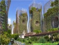 Paris Smart City 2050 by Vincent Callebaut Architectures | 자연 친화적 건축, 그린 빌딩, 미래지향적 건축