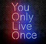 YOLO You Only Live Once Neon Sign | Neon signs, Neon words, Yolo