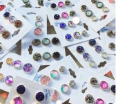 Pin by 은지 김 on 레진아트 in 2023 | Diy clay earrings, Resin jewelry, Sterling silver earrings studs