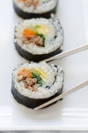 Ground Beef Gimbap (김밥) - AKA Korean Sushi | Recipe in 2022 | Gimbap, Sushi recipes, Sushi roll recipes