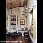 For the second bathroom, while we remodel the first. | 러스틱 욕실, 욕실 인테리어 디자인, 작은 집