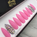 Matte & Bling press-on nail | 네일
