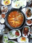 *솔청천*  청량산입구  김치찌개ᆢ한국인의 맛, | 음식