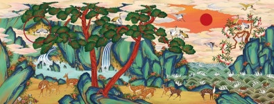 십장생도, 안보영/디지털회화/2013 | 한국의 미술, 거리예술, 그림