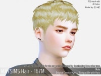 Hair 167M (Myos) at May Sims via Sims 4 Updates  Check more at http://sims4updates.net/hairstyles/hair-167m-myos-at-may-sims/(이미지... 