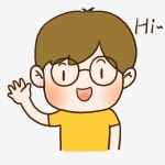 안경을 손으로 그린 소년 착용 안경 소년 인사 해  안녕하세요 , 소년 클립 아트, 표현, 대화 표정무료 다운로드를위한 PNG 및... 