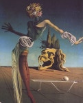 Salvador Dali - The Woman with a Head of Roses (partial) | 초현실주의, 살바도르 달리, 살바도르