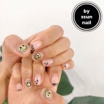 •Nail Design 스마일 네일/패디큐어 모음~! 😊 : 네이버 블로그 | 한국 네일 아트, 한국 네일, 패디큐어