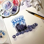 Watercolor painting에 있는 Seoha Lee님의 핀 | 수채화