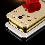 고급 금속 알루미늄 프레임 + 거울 아크릴 case 대한 meizu m3s case 미니 meizu m3 note 케이스 mx5 mx4 전화 커버 p15 | Miroir... 