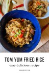 Tom Yum Fried Rice - Farah J. Eats | Recipe | Rice recipes for dinner, Fried rice, Easy asian recipes