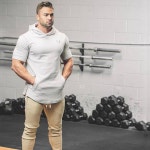 Gymshark 크로스 핏 남성 스웨터 패션 레저 피트니스 짧은 소매 후드 재킷 스웨터 보디 빌딩 스포츠 탑 | Hoodies men, Hoodie... 